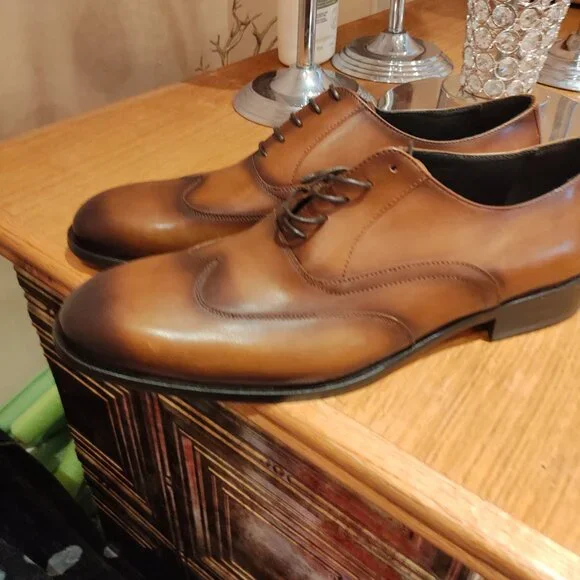 New Brown Dylan Gray Oxfords 13